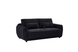 UK Leisure World Three Seater Dark Grey Charcoal Fabric Sofa Sofa Set Suites Settee 3 Seater Soft Sofa - thumbnail 1