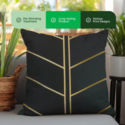 Gardenwize Pack Of 2 Outdoor Gold Palm Scatter Cushions - thumbnail 4
