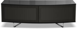 "Centurion Supports Caru Gloss Black Beam-Thru Remote Friendly ""d"" Shape Design Up To 65"" Tv Cabinet" - thumbnail 5