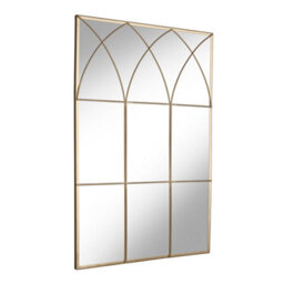 Nielsen Altham Window Style Metal Wall Mirror, Gold - thumbnail 2