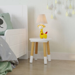 Urbn-Living Urbnliving 26Cm Height 2 Pcs Wooden Round White Chair Toddlers Kids Children Small Stool Home Nursery Seat - thumbnail 3