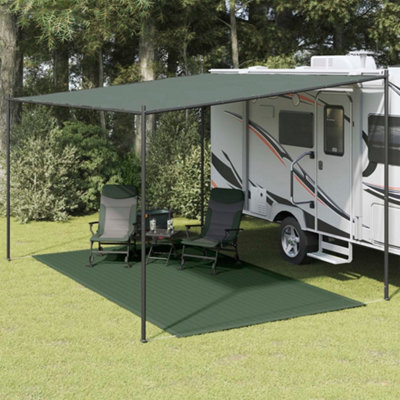 Berkfield Tent Carpet 250X400 Cm Hdpe Green - image 1