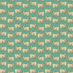 Homespace Direct Ltd Homespace Direct Highland Cow Blanket/throw For Sofa Chair Bed Green 120X150Cm - thumbnail 6