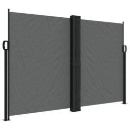 Walplus Retractable Side Awning Garden Sun Shade Canopy Gazebo For Back Door, Porch, Patio Anthracite 160X1000 Cm - thumbnail 2
