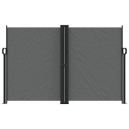 Walplus Retractable Side Awning Garden Sun Shade Canopy Gazebo For Back Door, Porch, Patio Anthracite 160X1000 Cm - thumbnail 3