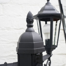 Valuelights Mayfair Traditional Victorian Style 1.95M Black 3 Way Ip44 Outdoor Garden Lamp Post Light With Led Bulb - thumbnail 3