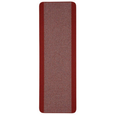 The Rugs Washable Designer Rugs & Mats Bordered Design In Red 110R - image 1