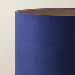 Valuelights Marissa Chrome Stacked Ball Floor Lamp With Navy Blue Velvet Shade - Led Bulb Included - thumbnail 3