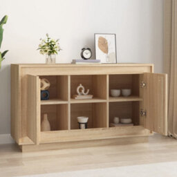 Berkfield Classic Sideboard Sonoma Oak 102X35X60 Cm Engineered Wood - thumbnail 3