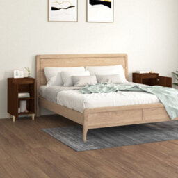 Berkfield Classic Bedside Cabinets 2 Pcs Brown Oak 40X35X70 Cm Engineered Wood - thumbnail 3