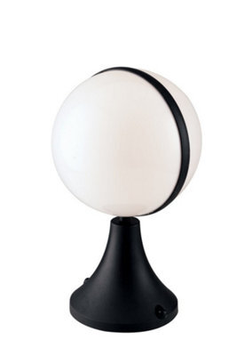 Luminosa Lighting Luminosa Orbit Outdoor Pedestal Light Black, Ip44 30X26Cm