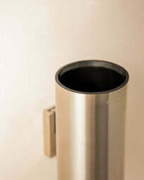 Cosmic Toilet Brush & Holder, Wall-Mounted,  White, Anti-Corrosion, Architect S+ Collection - thumbnail 2