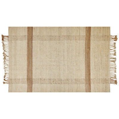 Beliani Rug Yelmez Beige 160 X 230 Cm Jute - image 1