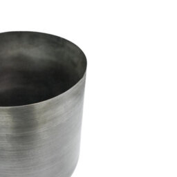 Ivyline Indoor Chelsea Pewter Planter H26Cm D25Cm - thumbnail 4