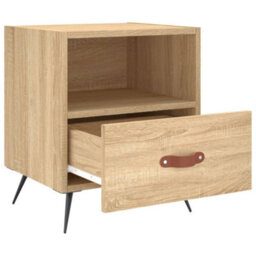 Berkfield Modern Bedside Cabinets 2 Pcs Sonoma Oak 40X35X47.5 Cm Engineered Wood - thumbnail 8