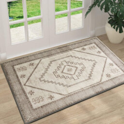 Ameha Cashmere Door Rug Living Room Bedroom Floor Radiant Geometric Pattern Rugs 60 X 110 Cm - thumbnail 7