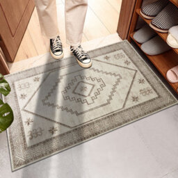 Ameha Cashmere Door Rug Living Room Bedroom Floor Radiant Geometric Pattern Rugs 60 X 110 Cm - thumbnail 8