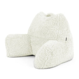 icon Fleece Reading Support Pillow - Cream - thumbnail 1
