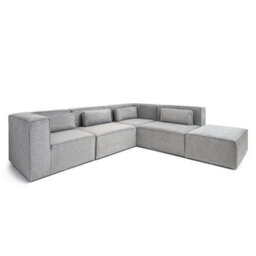 Abakus Direct Doris Basket Weave Large Corner Sofa With Modular Comfort And Timeless Style - thumbnail 2