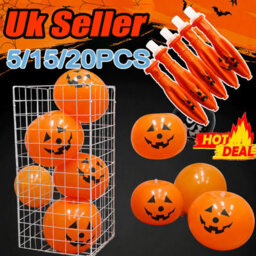 5X Halloween Decoration Inflatable Pumpkin With Led Lights Party Light Garden - thumbnail 2