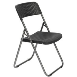 Dt-Garden Gear 4 Person Folding Dining Set Rattan Effect Table & 4 Chairs - thumbnail 5