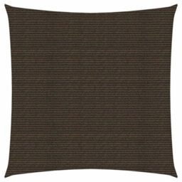 Berkfield Sunshade Sail 160 G/m2 Brown 7X7 M Hdpe - thumbnail 1