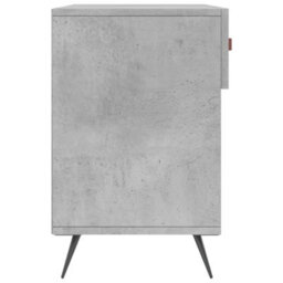 Berkfield Shoe Bench Concrete Grey 102X35X55 Cm Engineered Wood - thumbnail 7