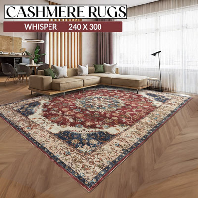 Ameha Non Slip Cashmere Rug Living Room Extra Large Area Carpet Whisper Rugs Indoor/outdoor Carpets 240X320 Cm - image 1