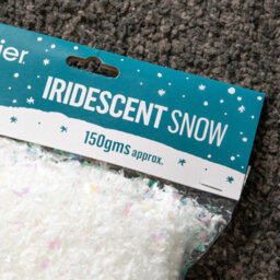 Samuel Alexander 150G Of Frosted Iridescent Fake Christmas Snow Decoration - thumbnail 3