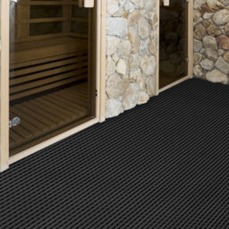 Floordirekt Adria Anti Slip Workplace Mat Uv Resistant Wet Area Drainage Rubber Runner Indoor Outdoor Black 120 X 150 Cm - thumbnail 3