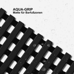 Floordirekt Adria Anti Slip Workplace Mat Uv Resistant Wet Area Drainage Rubber Runner Indoor Outdoor Black 120 X 150 Cm - thumbnail 5