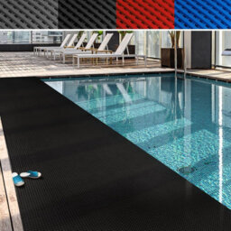 Floordirekt Adria Anti Slip Workplace Mat Uv Resistant Wet Area Drainage Rubber Runner Indoor Outdoor Black 120 X 150 Cm - thumbnail 2