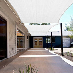 White 2X3M Rectangular Oxford Shade Sail - thumbnail 2