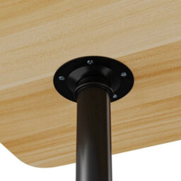 Natural Wood C-Shaped Side End Table Sofa Bed Tray Coffee Tea Snack Laptop Desk Compact Table - thumbnail 4