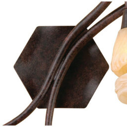 Luminosa Lighting Luminosa (0017 005) Gaudi Wall Lamp Right Switched 2 Light G9, Brown/black Oxide - thumbnail 3