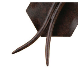 Luminosa Lighting Luminosa (0017 005) Gaudi Wall Lamp Right Switched 2 Light G9, Brown/black Oxide - thumbnail 4