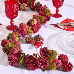 Dibor Cinnamon Pine Xmas Table Decoration Christmas Garland 1.05M - thumbnail 1