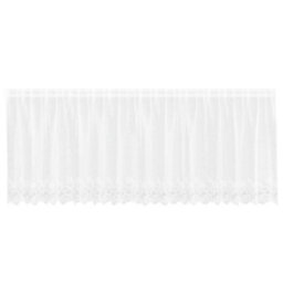 Berkfield Modern Curtains With Curtains Floral White Polyester