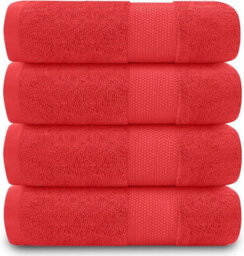 Gc Gaveno Cavailia 4Pk Miami Hand Towel 50X85 Wine Quick Drying & Super Absorbent 700 Gsm Hand Towel Set - thumbnail 1
