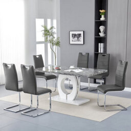 Furniture in Fashion Borneo Coffee Table High Gloss Coffee Table For Living Room Centre Table Tea Table For Living Room Furniture Grey - thumbnail 1