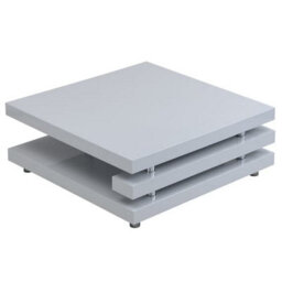 Furniture in Fashion Borneo Coffee Table High Gloss Coffee Table For Living Room Centre Table Tea Table For Living Room Furniture Grey - thumbnail 3