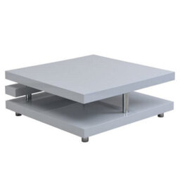 Furniture in Fashion Borneo Coffee Table High Gloss Coffee Table For Living Room Centre Table Tea Table For Living Room Furniture Grey - thumbnail 5