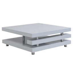 Furniture in Fashion Borneo Coffee Table High Gloss Coffee Table For Living Room Centre Table Tea Table For Living Room Furniture Grey - thumbnail 4