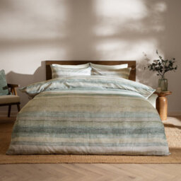 Yard Swift Brushed Cotton Duvet Sets, Eucalyptus, Super King - thumbnail 5