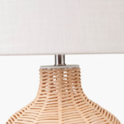 Pacific Lifestyle Natural Rattan Table Lamp With Shade - thumbnail 3