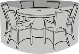 Primrose Round 6 Seater Furniture Set Cover 225Cm X 89Cm - Premium - Green - thumbnail 2