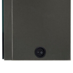 Berkfield Led Bathroom Mirror Cabinet Anthracite 50X14X60 Cm - thumbnail 6