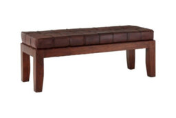 Buttercup Farm Inca Stitch Bench - Wood - L48 X W130 X H50 Cm - Brown - thumbnail 4