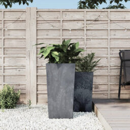 Berkfield Planter With Removable Inner Grey 21/49 L Pp Concrete Look - thumbnail 1