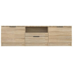 Berkfield Tv Cabinet Sonoma Oak 140X35X40 Cm Engineered Wood - thumbnail 4